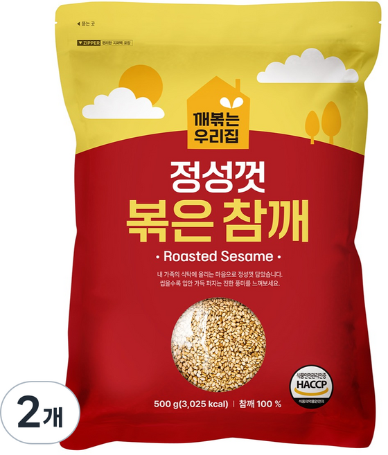 두보식품 깨볶는 우리집 정성껏 볶은 참깨, 500g, 2개