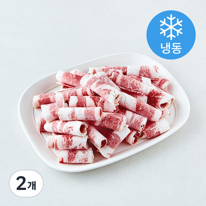 호주산 와규 우삼겹 구이용 (냉동), 2개, 600g