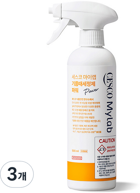 세스코마이랩 기름때세정제 파워, 500ml, 3개