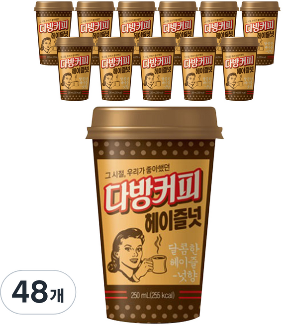 동원에프엔비 소와나무 다방 커피 헤이즐넛, 250ml, 48개