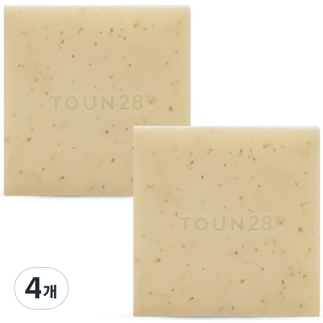 톤28 고체형 주방 설거지바 S28 솝베리, 100g, 4개