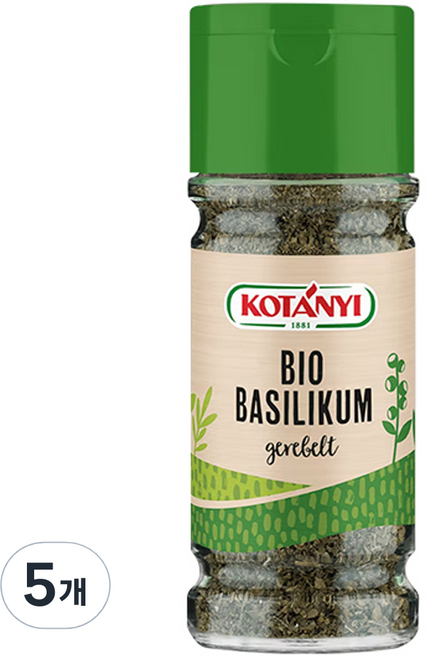 코타니 유기농 바질, 17g, 5개
