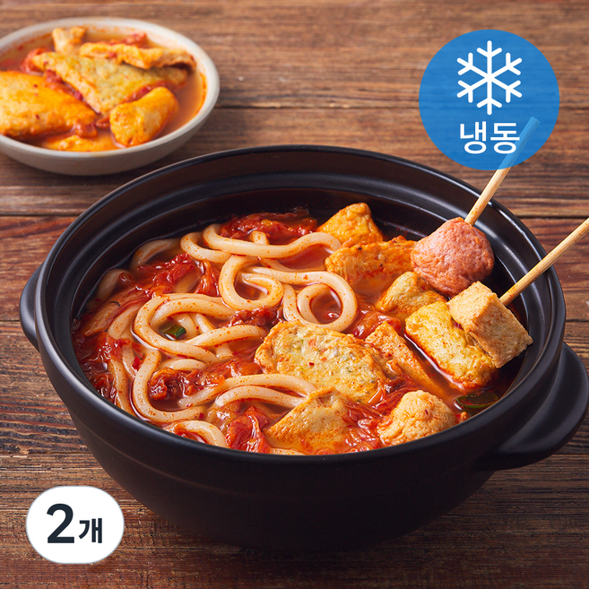 복선당 가마보꼬 김치우동 전골 밀키트 (냉동), 810g, 2개