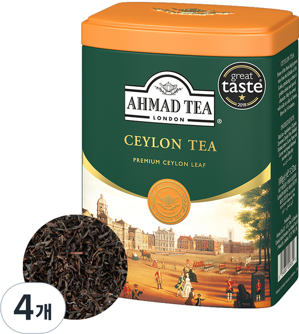 아마드티 실론 홍차, 100g, 1개입, 4개