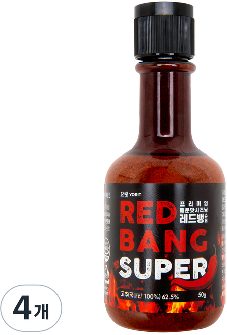 요릿 레드뱅 슈퍼, 4개, 50g