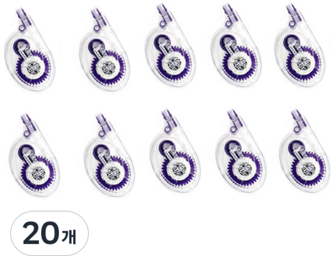 長版修正帶, 紫色, 20個