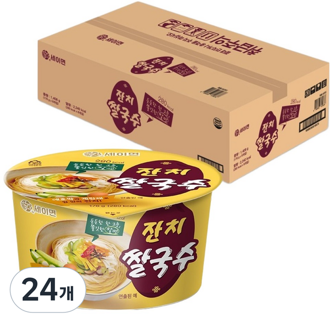 Seimyeon 宴會米線, 176g, 24個