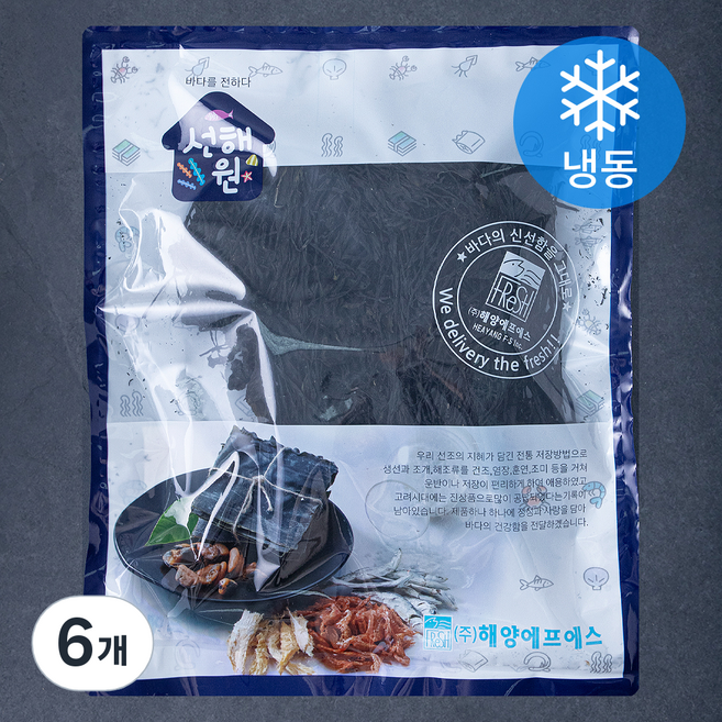 사랑해어 건실미역 (냉동), 300g, 6개