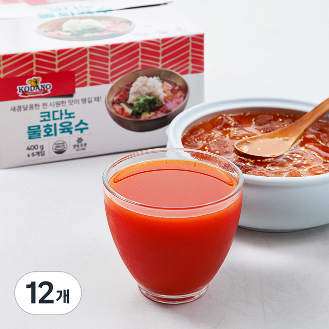 코다노 물회 육수 (냉동), 400g, 6개입, 2개
