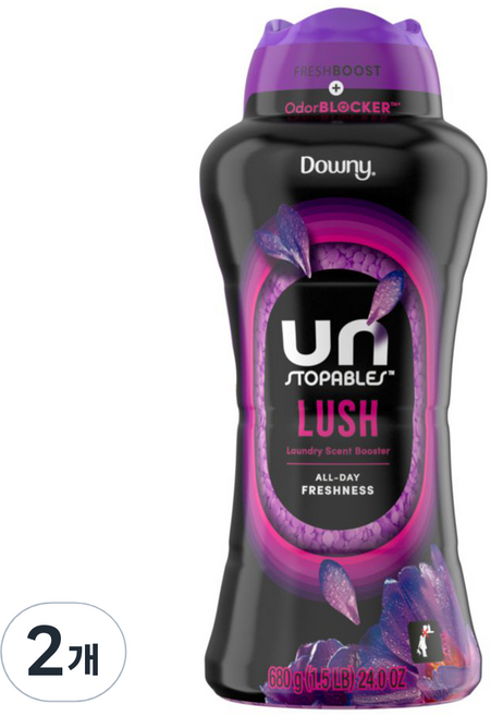 다우니 언스토퍼블 향기 부스터 러쉬, 680g, 2개