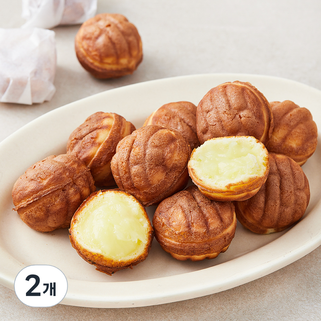 호두르 커스타드 쌀 호두과자 파우치, 16g, 20개입, 2개