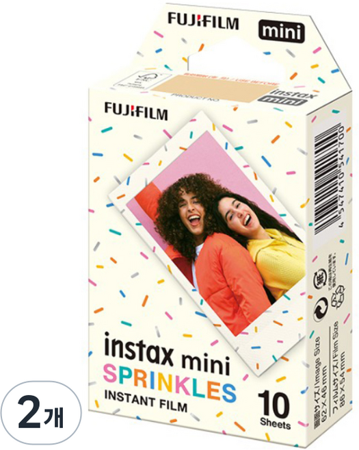 FUJIFILM 富士 instax 角色迷你底片 Sprinkle 10入, 單一商品, 2個