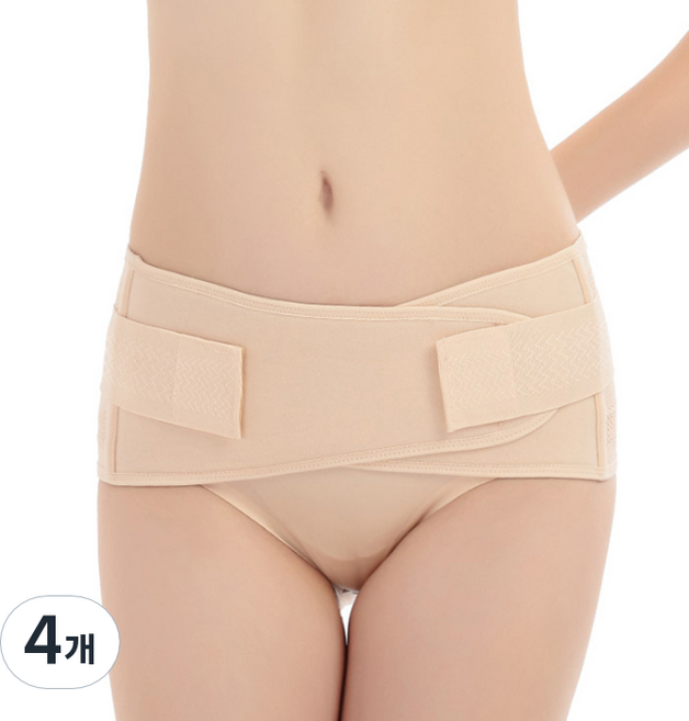 콩 산후 골반 밴드 라이트베이지, 4개
