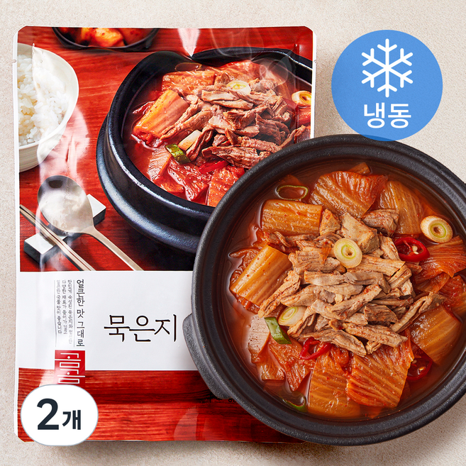 곰곰 묵은지 김치찌개 (냉동), 500g, 2개
