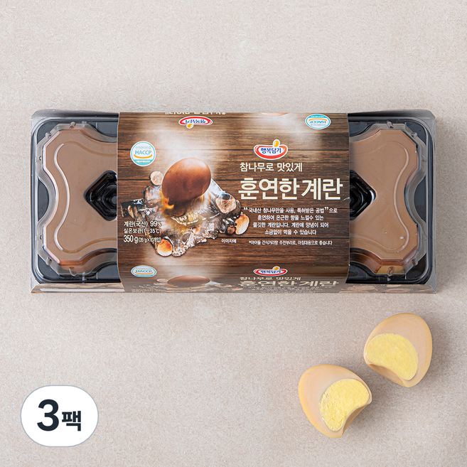 행복담기 훈연한 계란 350g, 10구, 3개