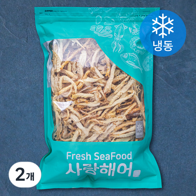 사랑해어 황태채 (냉동), 500g, 2개