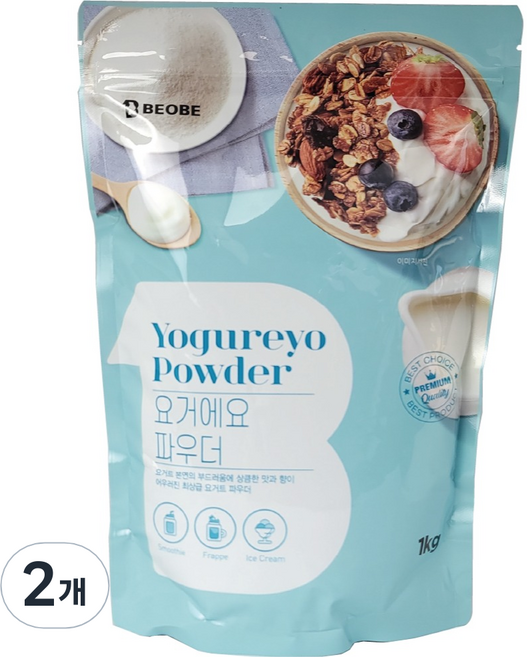 베오베 요거에요 파우더, 1kg, 1개입, 2개