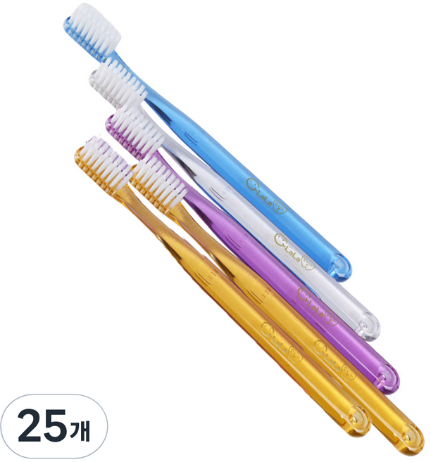 오랄라 교정용 칫솔 랜덤발송, 1개입, 25개