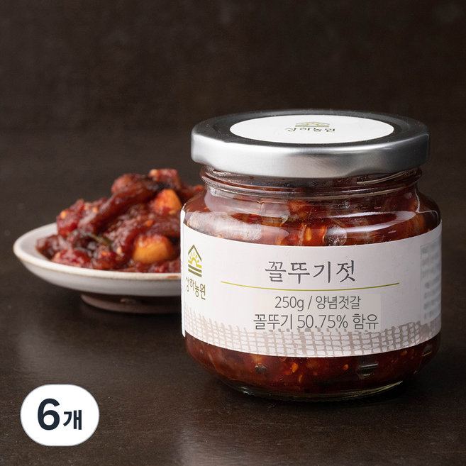 상하농원 꼴뚜기젓, 250g, 6개