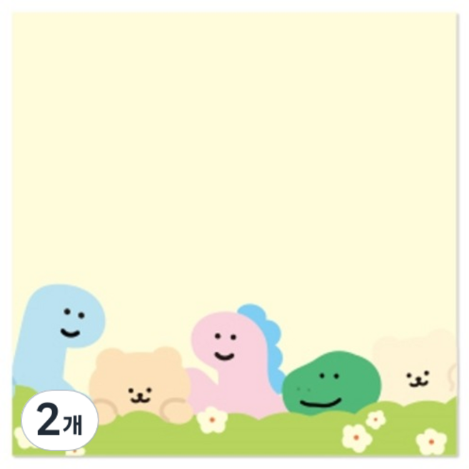 양지다이어리 와글와글 메모지, 투게더, 80매, 2개