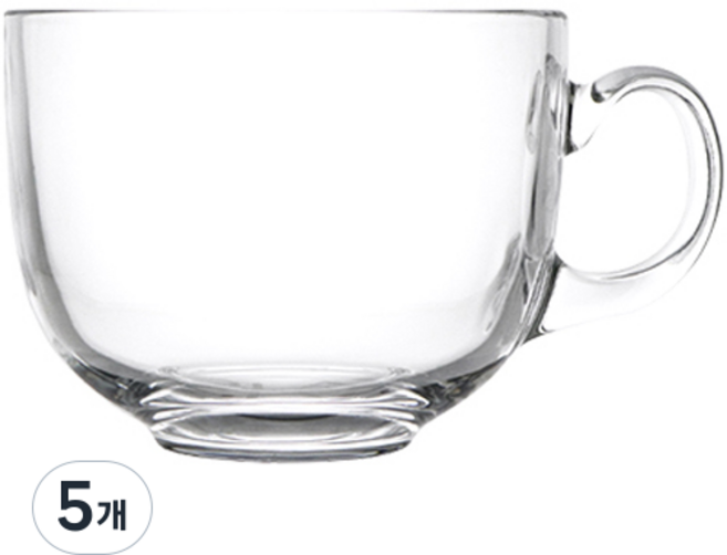 인블룸 요거트 시리얼볼 470ml, 투명, 5개
