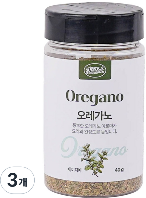 저스톡 오레가노홀, 40g, 3개
