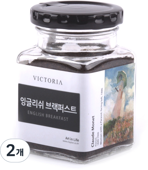 CLAYTON TEA 英式早餐草本茶, 60g, 2個, 1入