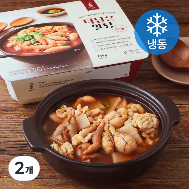 고른 더담은 알탕 (냉동), 660g, 2개