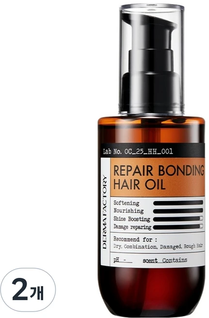 더마팩토리 리페어 본딩 헤어오일, 2개, 100ml - 쿠팡