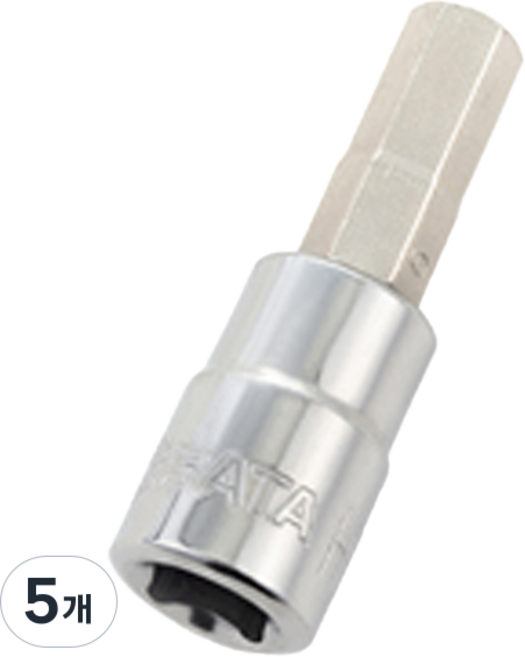 SATA 6.3mm 六角起子套筒 3mm 21201, 5個