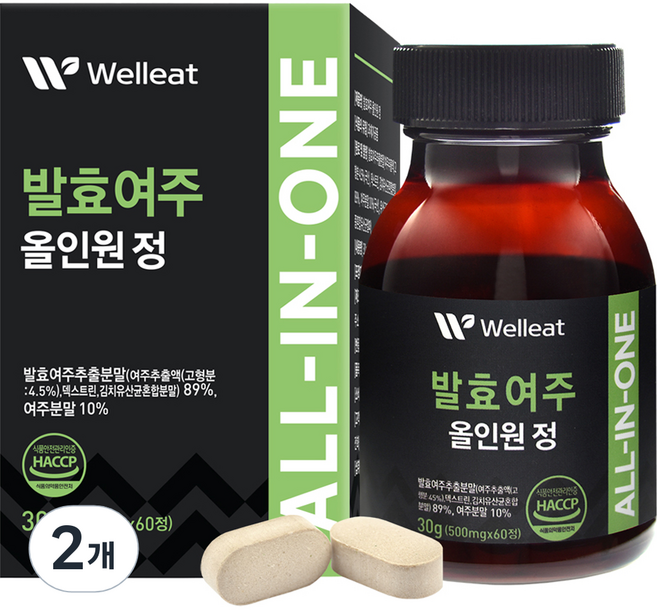 토종마을 웰리트 발효여주 올인원 정, 2개, 30g