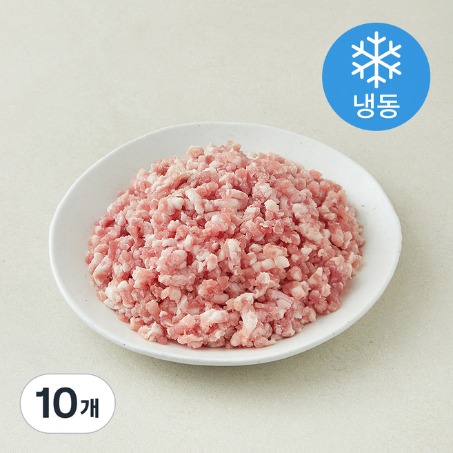 푸드장 미국산 앞다리살 다짐육 (냉동), 10개, 200g