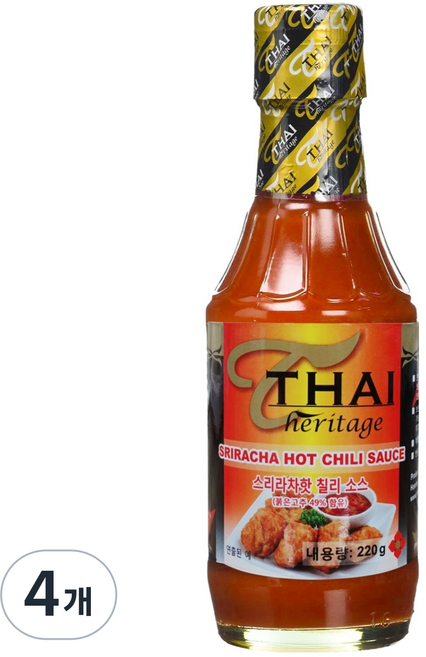 THAI heritage 是拉差辣醬, 220g, 4個