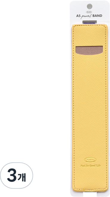 플레픽 A5 슬림 펜홀더, 바나나, 3개