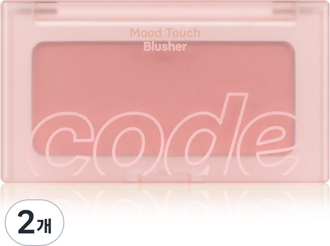 코드글로컬러 무드터치 블러셔 3.5g, 06 쉬폰 로즈, 2개