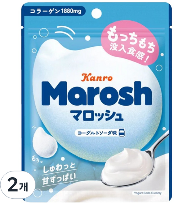 마로슈 요구르트소다맛 젤리, 2개, 50g