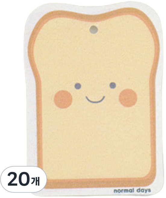 UH홈데코 셀룰로오스 수세미 식빵, 1개입, 20개