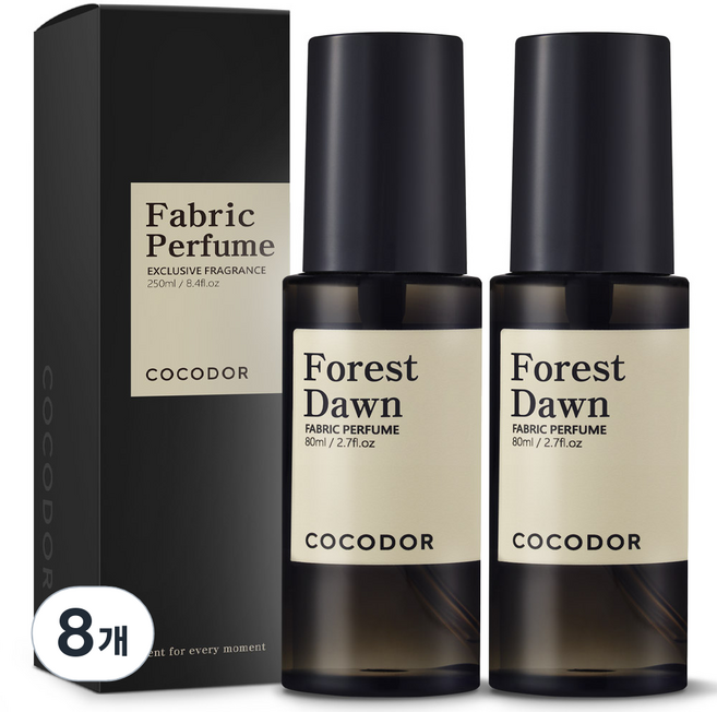 코코도르 섬유탈취제 포레스트던, 80ml, 8개