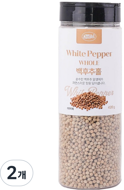 첫맛 백후추홀, 420g, 2개