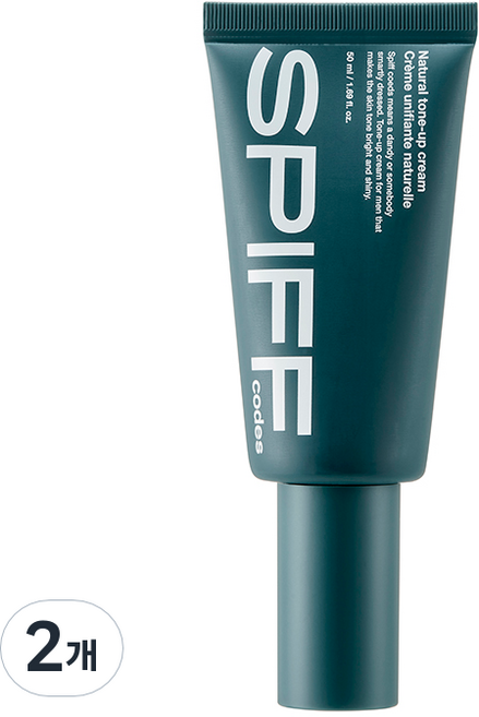 더페이스샵 스피프코드 내추럴 톤 업 크림, 50ml, 2개