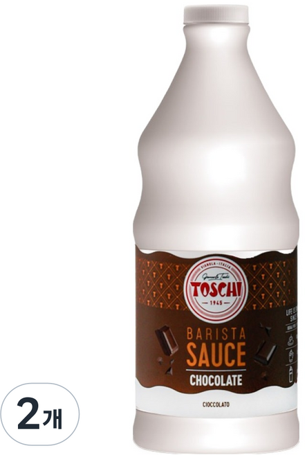 TOSCHI 巧克力醬, 2kg, 2個