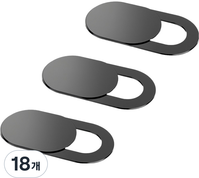 누아트 웹캠 노트북 월패드 카메라 가리개 스티커, 18개