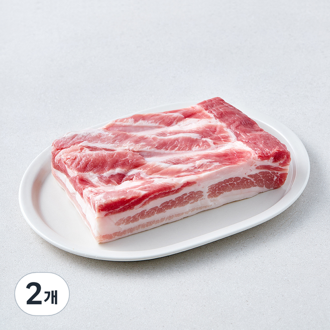 도드람한돈 무항생제 인증 삼겹살 보쌈용 (냉장), 2개, 500g