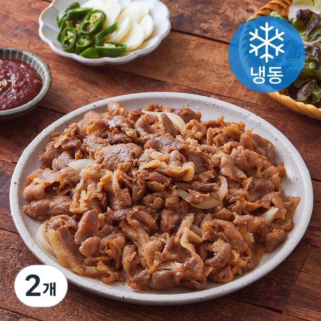 고급진 기사식당돼지불백 2kg(500g 4개입) (냉동), 2개, 2kg