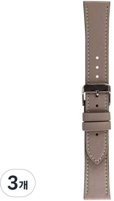 젤리타이거 프리미엄 가죽 스트랩 밴드 20mm, 에토프, 3개