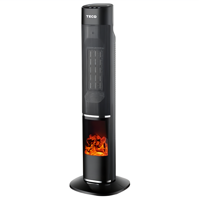 TECO 東元 3D擬真火焰電暖器, 黑色, XYFYN3002CBB