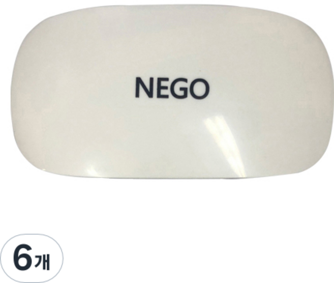 네고 UV 경화기 LED 램프, 6개, 화이트