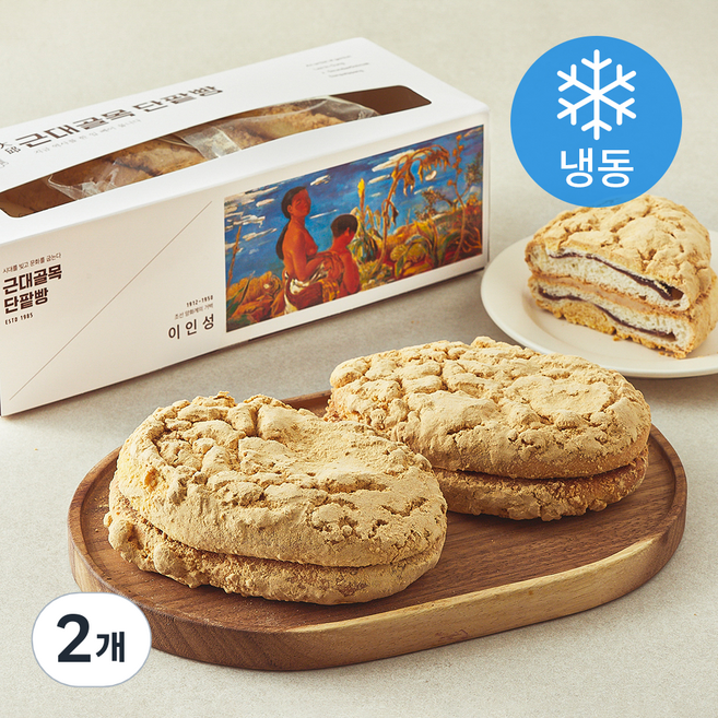 근대골목단팥빵 인절미 맘모스빵 (냉동), 220g, 3개입, 2개