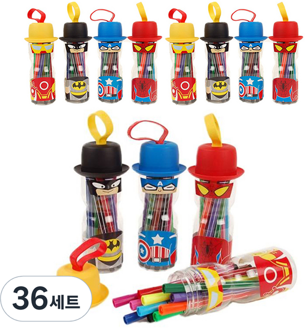 KYi&D 12色英雄簽字筆組, 隨機出貨, 36套