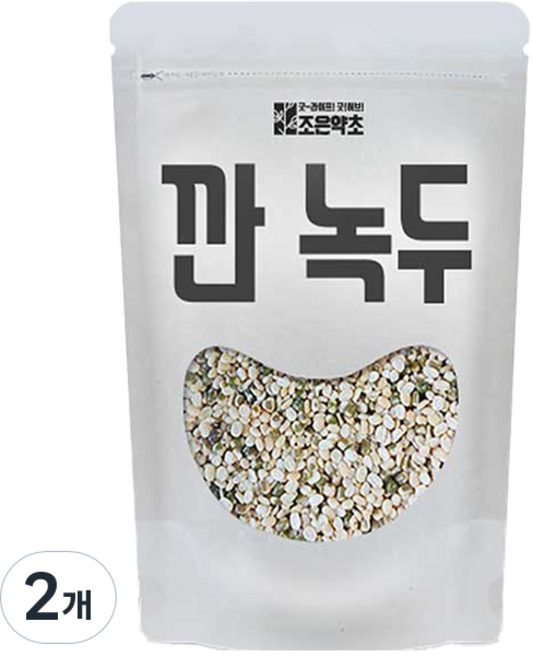 조은약초 깐녹두, 2개, 1kg